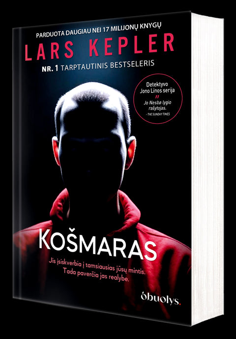 Lars Kepler KOŠMARAS: jis įsiskverbs į tamsiausias jūsų mintis ir pavers jas realybe – antrasis detektyvo Jono Linos serijos romanas
