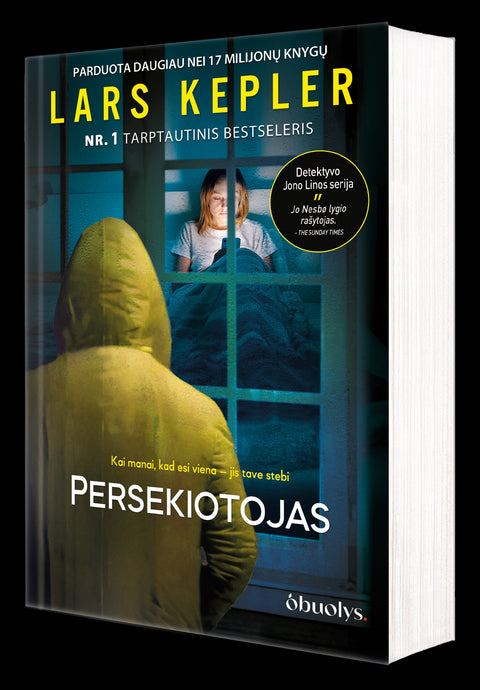 Lars Kepler PERSEKIOTOJAS: kai manai, kad esi viena... jis tave stebi – penktasis detektyvo Jono Linos serijos romanas