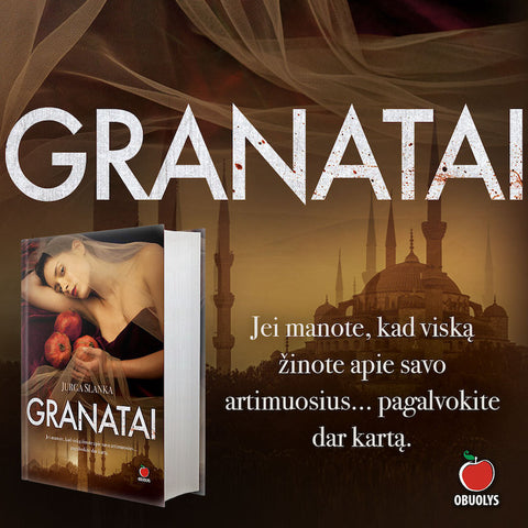 GRANATAI: egzotiško siužeto Jurgos Slankos romantinis detektyvas