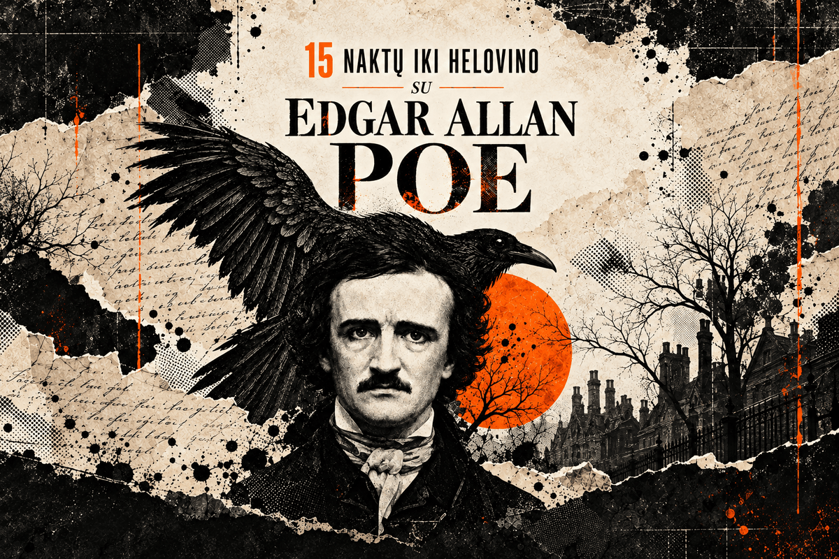 15 naktų su Edgar Allan Poe: kas vakarą 21:00 — nauja šiurpi istorija iki Helovino - OBUOLYS