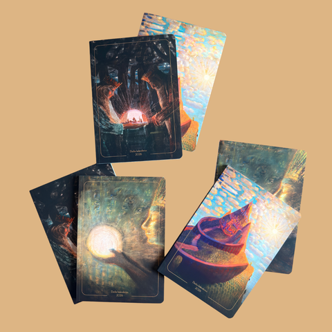 M. K. Čiurlionio darbo knygų ir užrašinių rinkiniai - OBUOLYS