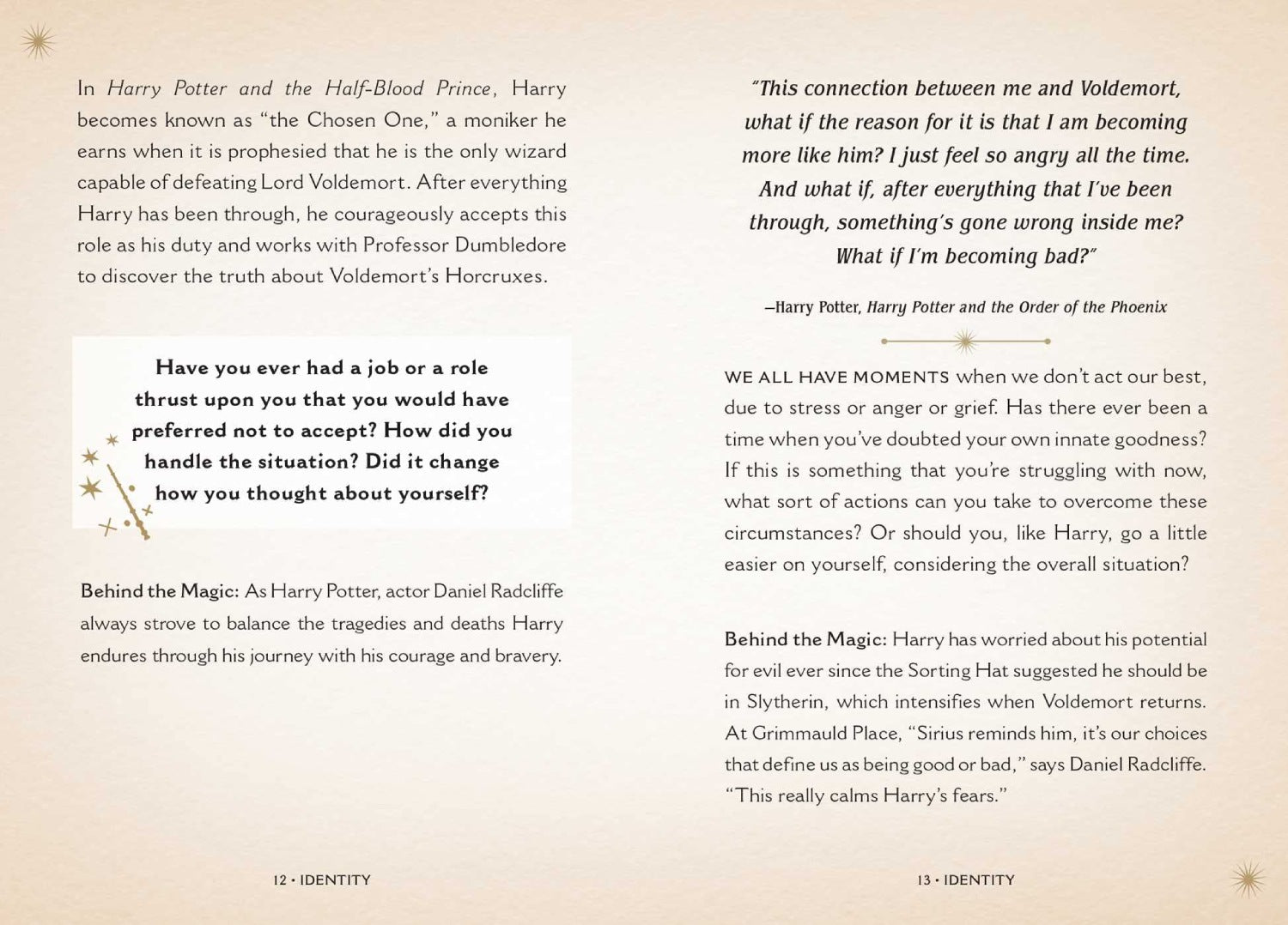Harry Potter magical meditations kortos Insight Editions