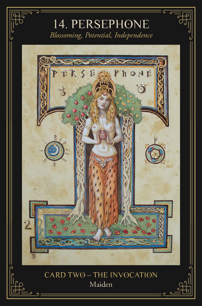 The Great Godess Oracle kortos Blue Angel