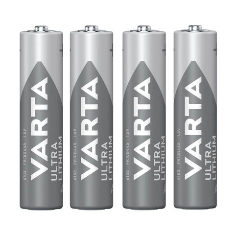 Varta AAA Ultra Lithium (6103) baterijos 4 vnt.
