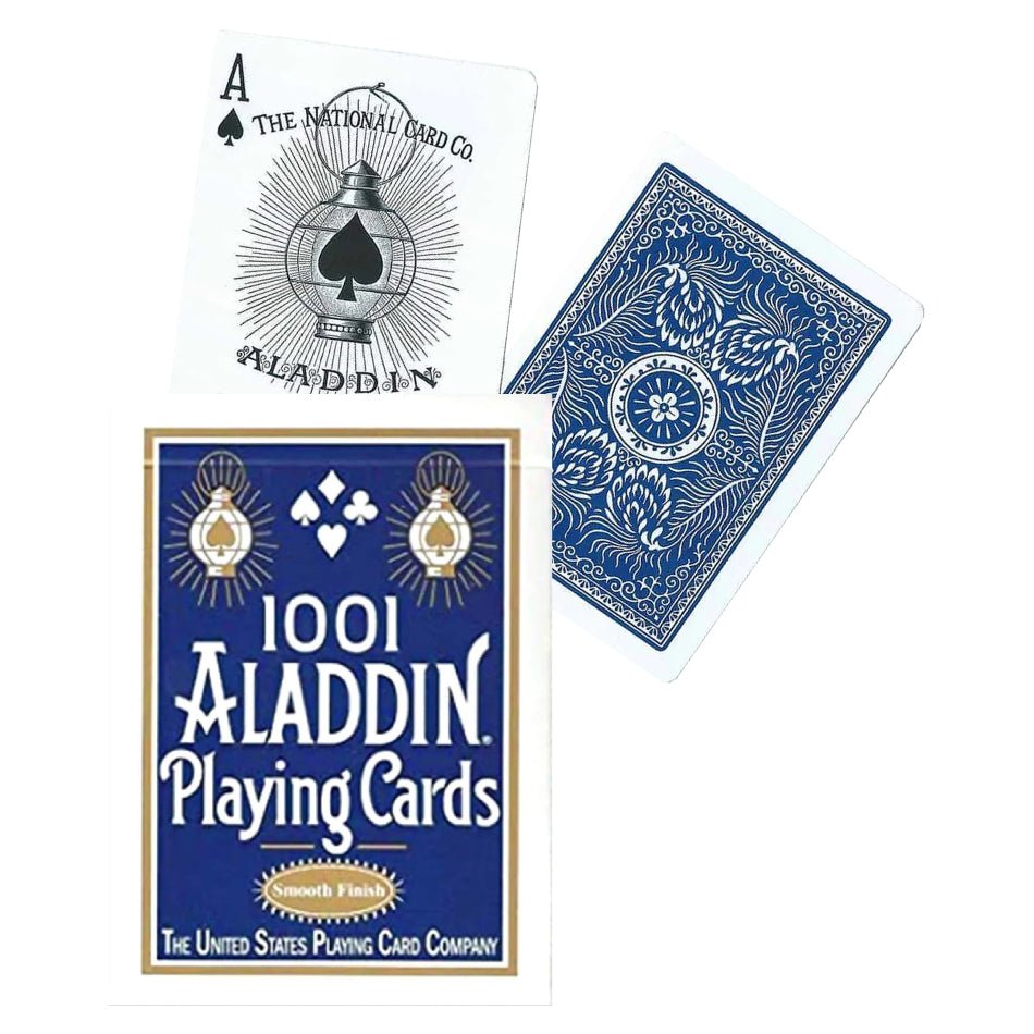 1001 Aladdin žaidimo kortos USPCC (mėlynos) - OBUOLYS