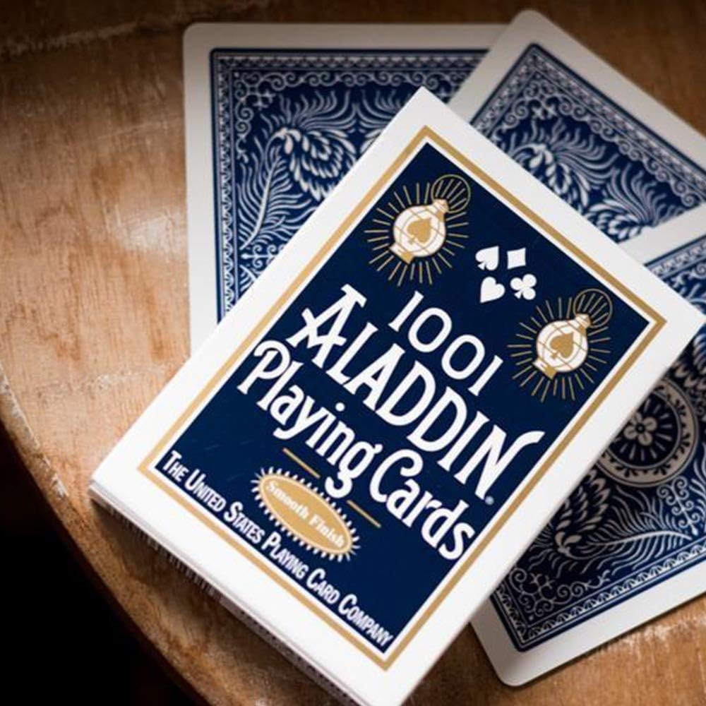 1001 Aladdin žaidimo kortos USPCC (mėlynos) - OBUOLYS