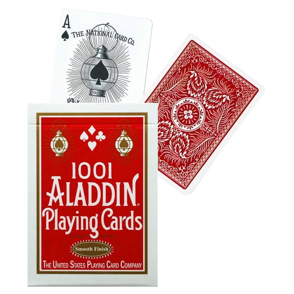 1001 Aladdin žaidimo kortos USPCC (raudonos) - OBUOLYS