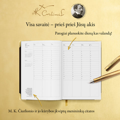 DARBO KNYGA „BIČIULYSTĖ 2026“: šviesos ir draugystės istorija + galimybė personalizuoti + nemokami metalo kampai