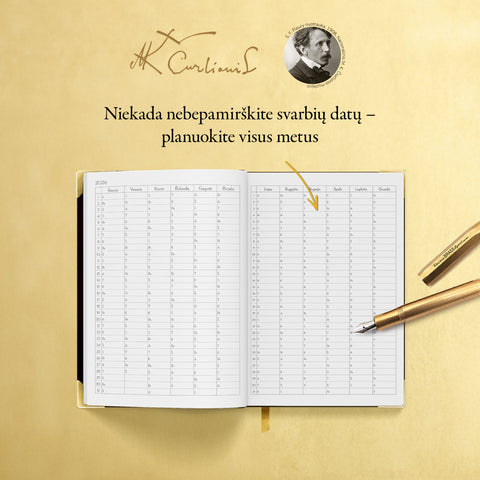 DARBO KNYGA „BIČIULYSTĖ 2026“: šviesos ir draugystės istorija + galimybė personalizuoti + nemokami metalo kampai