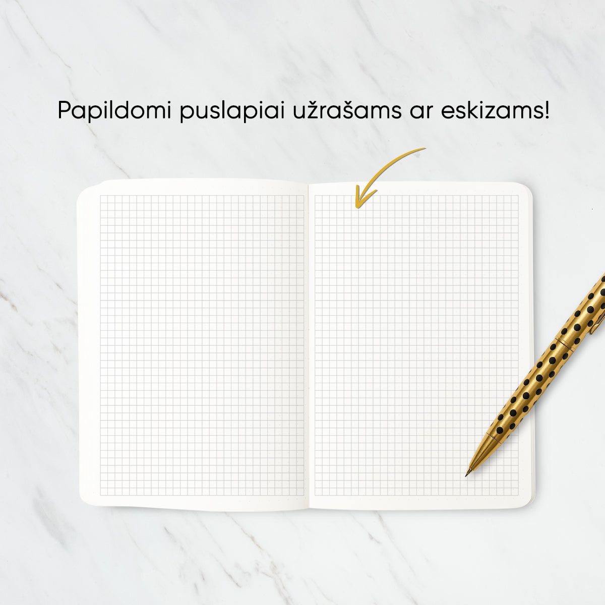 LENGVAS IR STILINGAS DARBO KALENDORIUS 2026 (minkštais viršeliais): užapvalinti kampai + galimybė personalizuoti