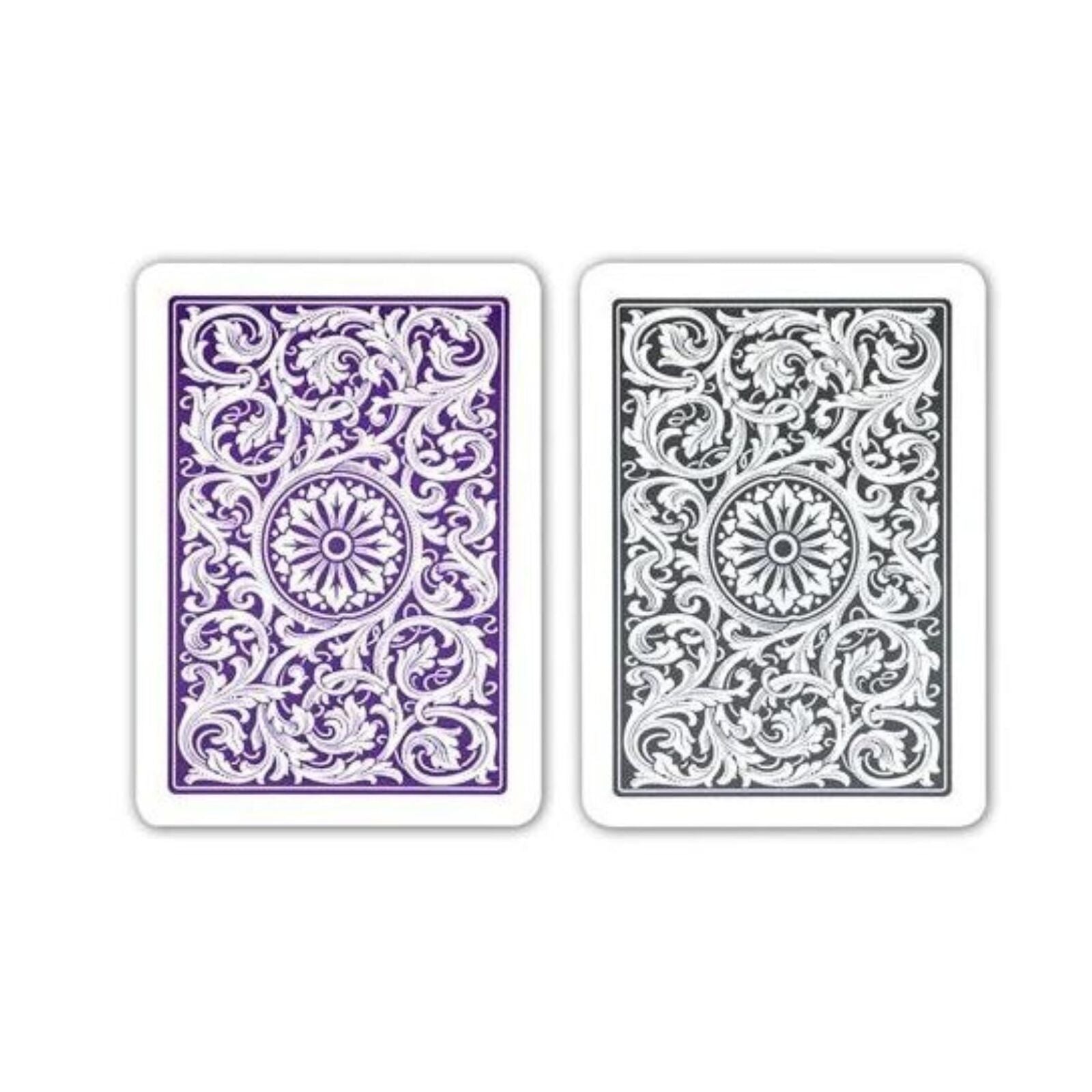 1546 Elite Poker size Jumbo index žaidimo kortos dviguba kaladė (violetinė/pilka) Copag - OBUOLYS