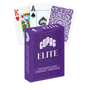 1546 Elite Poker size - Jumbo index žaidimo kortos (purpurinės) Copag - OBUOLYS