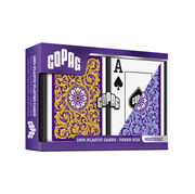 1546 Neoteric Poker size Jumbo index žaidimo kortos dviguba kaladė (geltona ir mėlyna) Copag - OBUOLYS