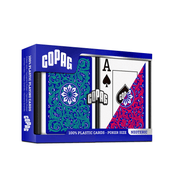 1546 Neoteric Poker size Jumbo index žaidimo kortos dviguba kaladė (raudona ir žalia) Copag - OBUOLYS