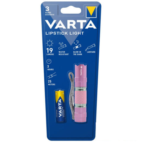 Varta Lipstick light (rožinės arba mėlynos sp.) 16617 kišeninins žibintuvėlis