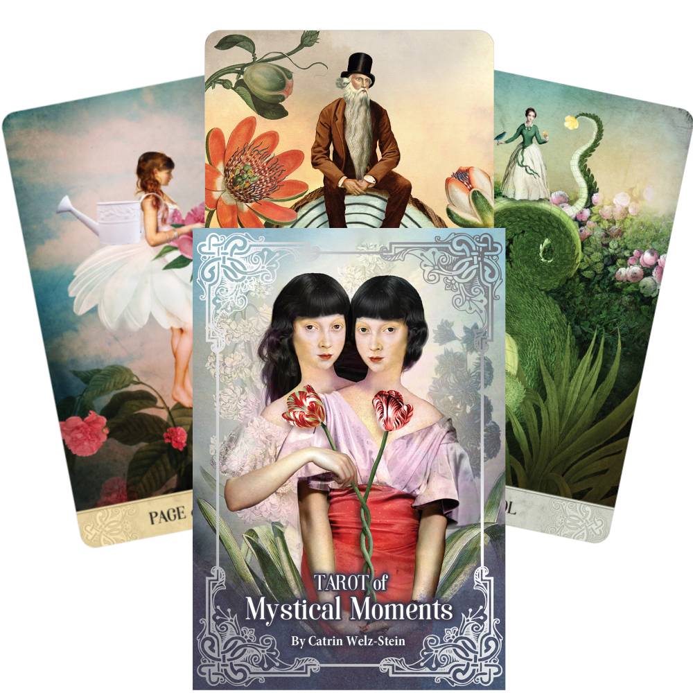 TAROT OF THE MYSTICAL MOMENTS: paslaptinga, moteriška ir vaizduotę žadinanti taro kaladė