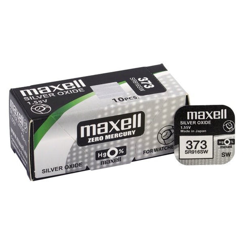 Maxell 373 (R916SW) baterijos 10 vnt.