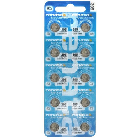 Renata 395 (SR927SW) baterijos 10 vnt.