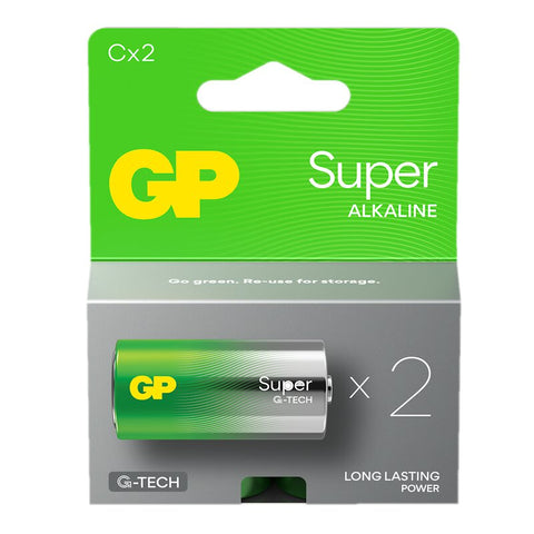GP LR14 C Super baterijos 2 vnt.