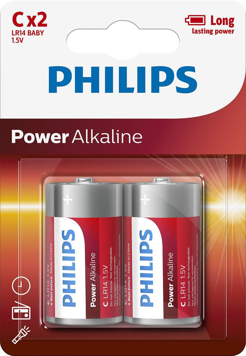 Philips LR14 C Power baterijos 2 vnt.