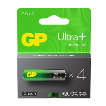 GP LR6 AA Ultra+ (G-TECH) baterijos 4 vnt.