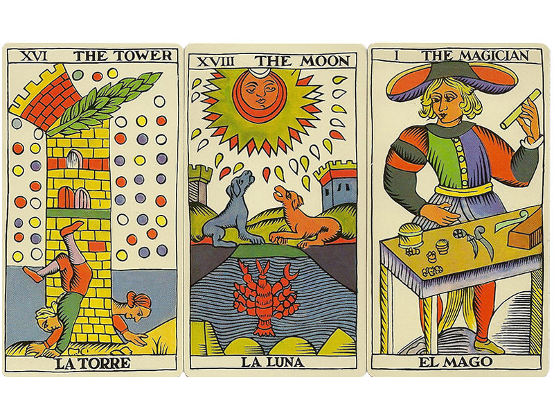 Spanish Tarot kortos Fournier