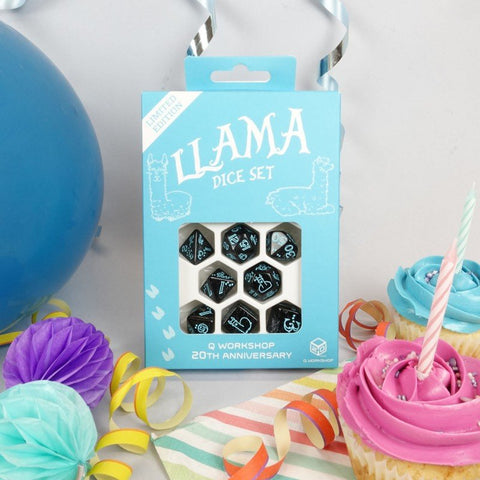 20 years: Llama kauliukų rinkinys Q - WORKSHOP (limituoto leidimo) - OBUOLYS