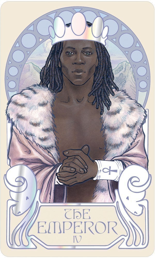 ETHEREAL VISIONS TAROT (LUNA EDITION): Art Nouveau stiliaus kortos su sidabro akcentais