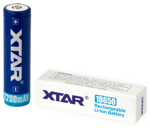 Xtar 18650  įkraunama baterija 2200 mAh