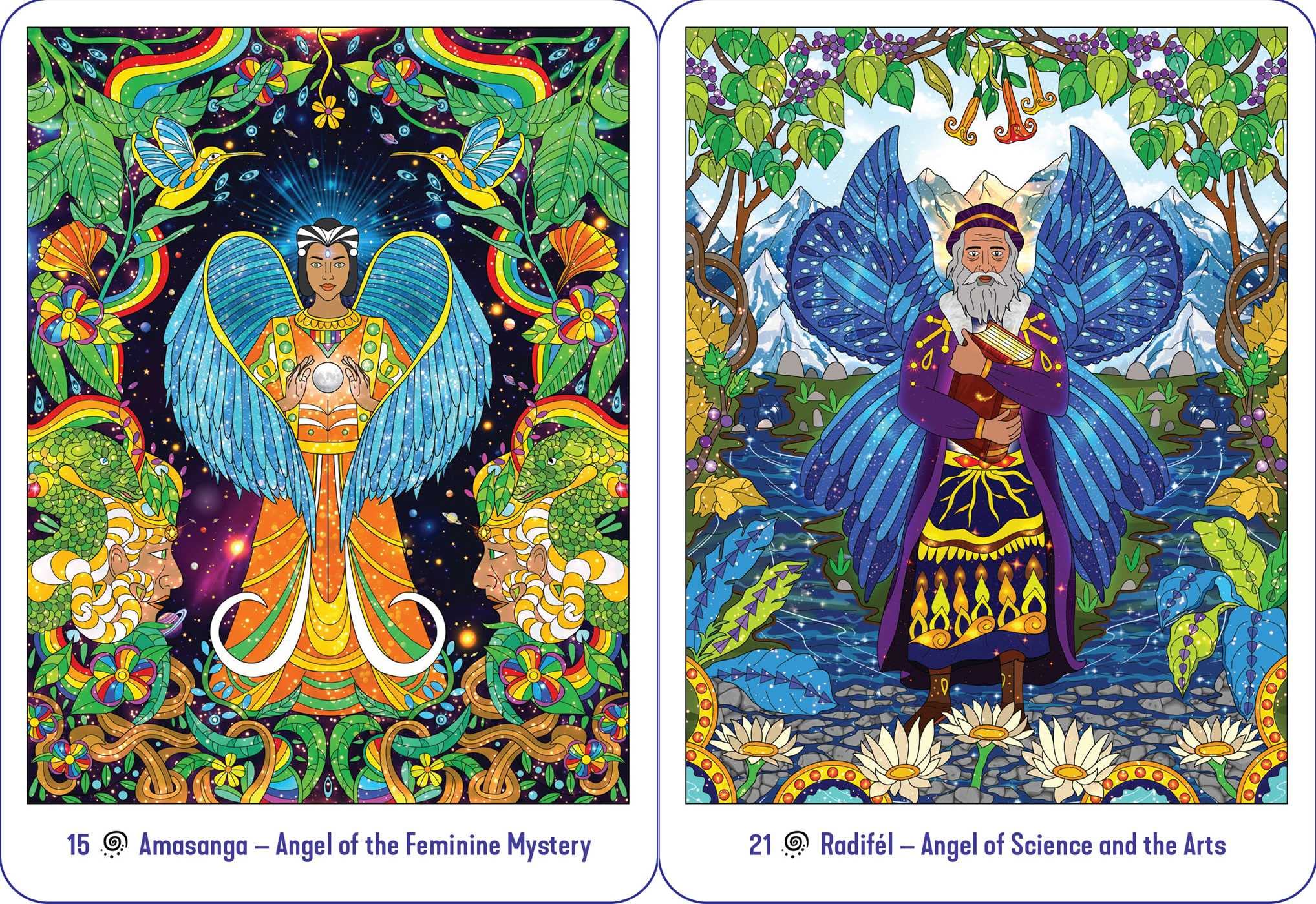 Amazonian Angel Oracle kortos Destiny Books