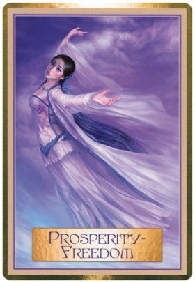 Wisdom of the Golden Path Oracle kortos Blue Angel