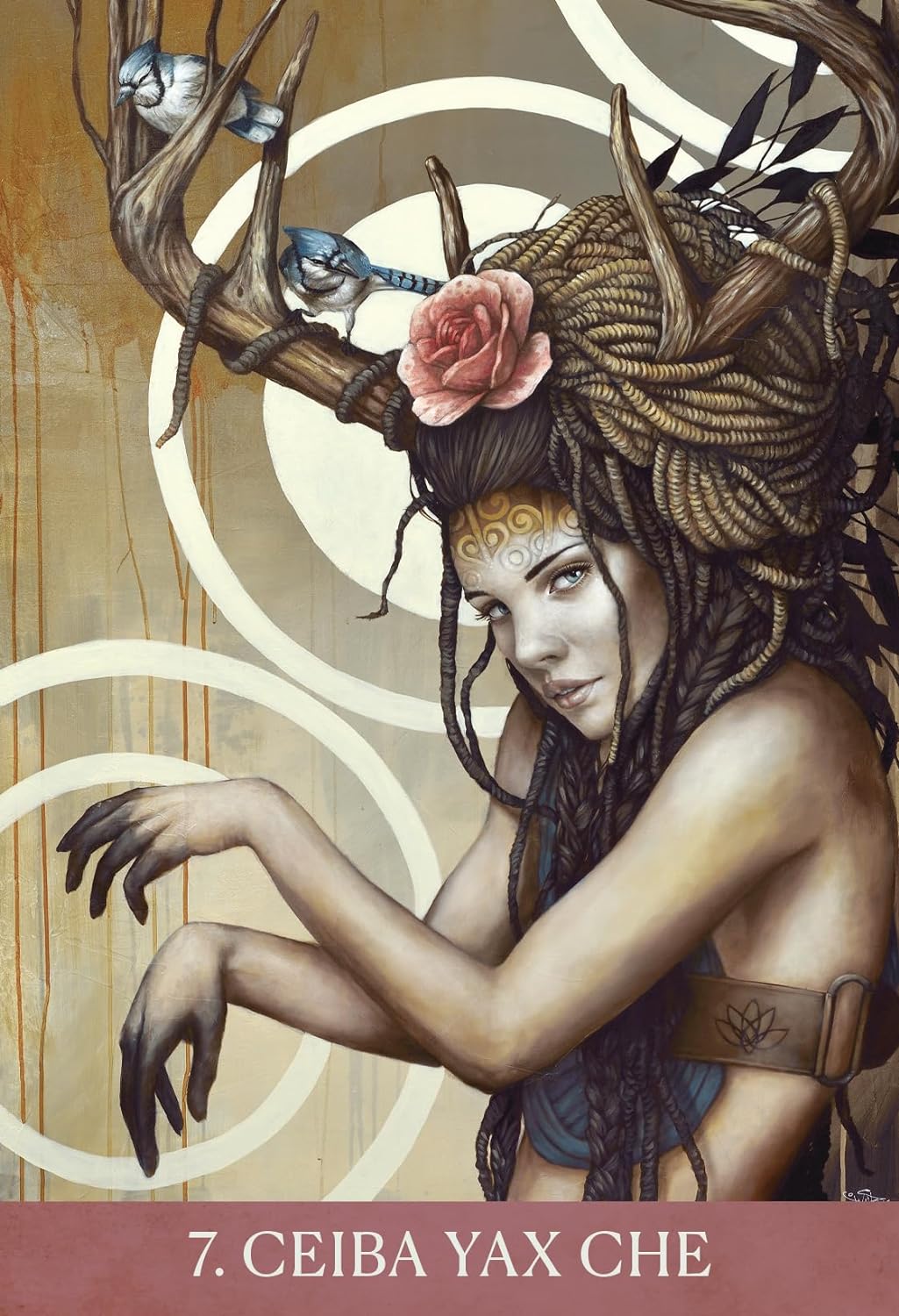 Medicine Heart Oracle kortos Blue Angel