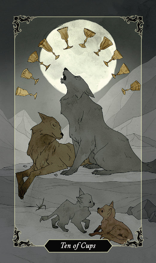 Dark Wood Tarot Mini kortos Llewellyn