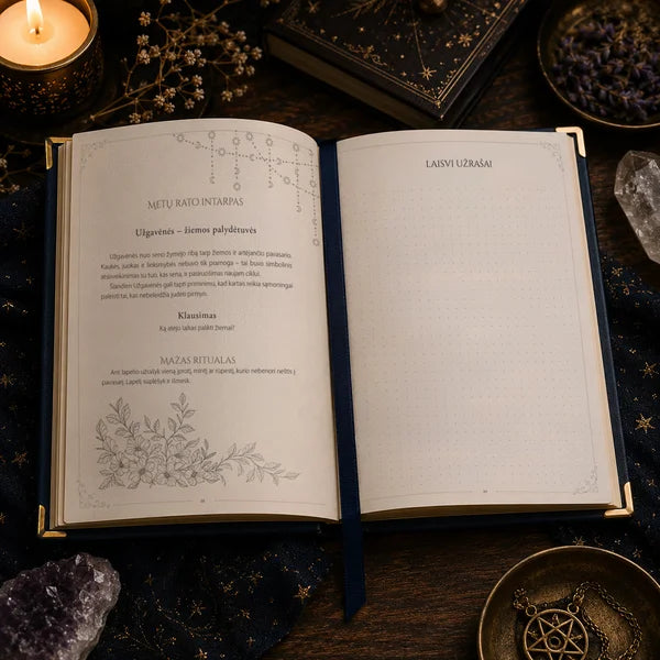 Mėnulio raganos almanachas 2027: ritualai, gamtos ženklai ir Mėnulio išmintis