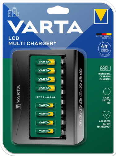 Varta LCD Multi Charger+ 57681 Baterijų įkroviklis
