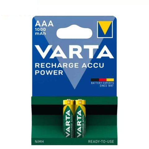 Varta AAA R2U 1000mAh (5703) įkraunamos baterijos, 2 vnt.