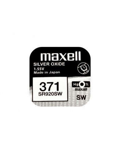 Maxell 371 (SR920SW) baterijos 10 vnt.