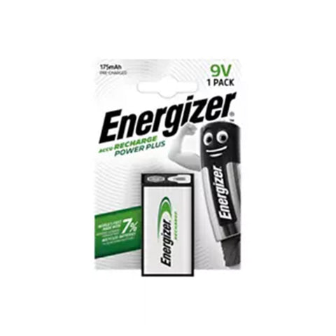 Energizer HR22 9V  6F22 175mAh NI-MH baterija, 1 vnt.