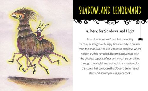 Shadowland Lenormand cards taro kortos Schiffer Publishing