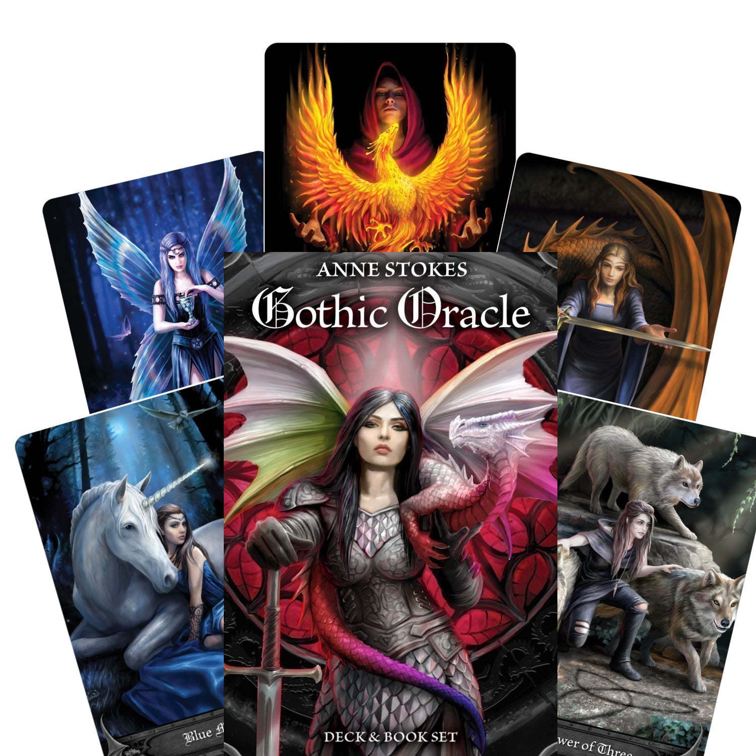 ANNE STOKES GOTHIC ORACLE: gotikinės fantazijos orakulo kortos intuicijai ir savęs pažinimui