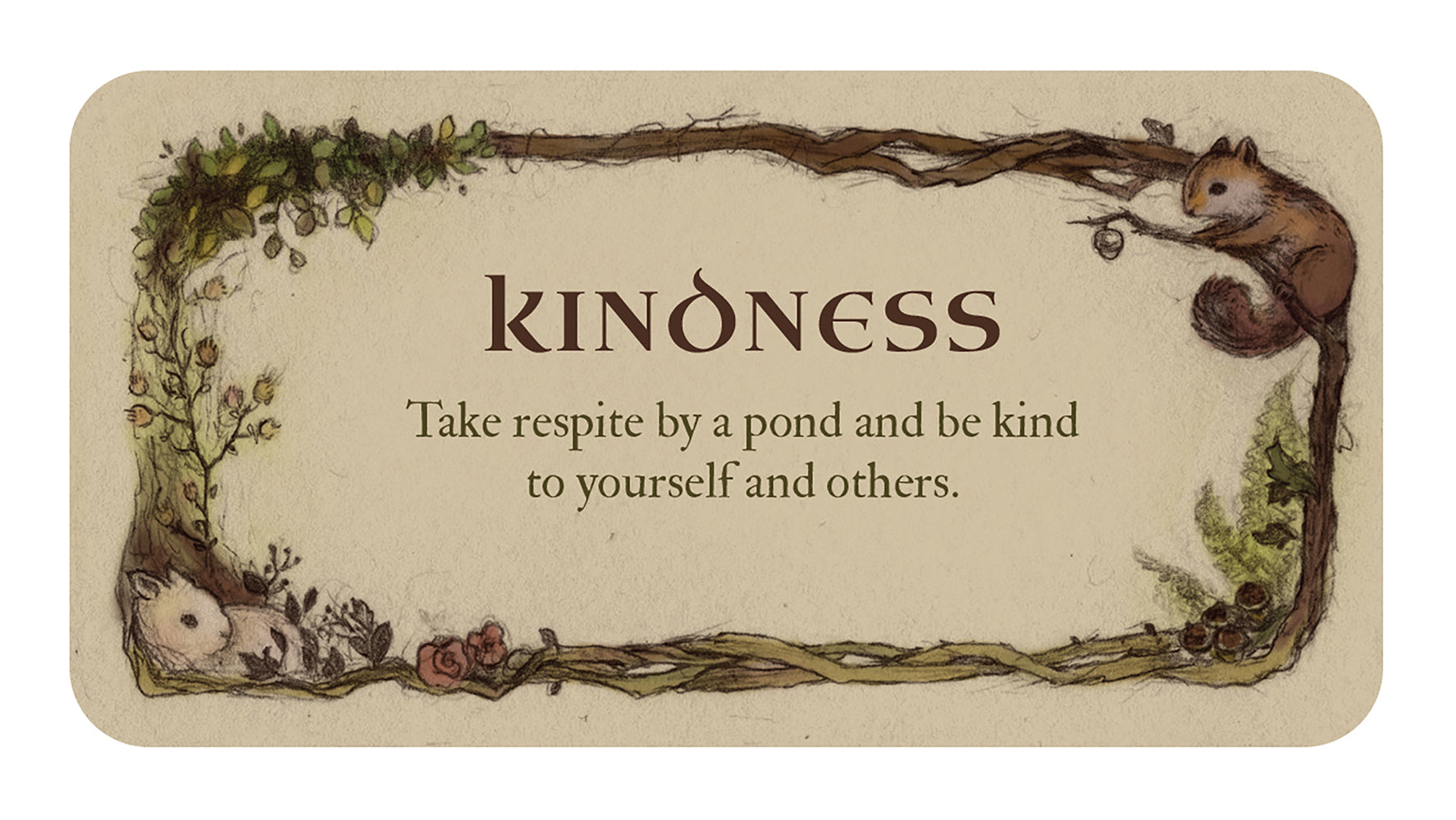 WHISPERING WOODS INSPIRATIONAL CARDS: afirmacijų kortos su senovės miško išmintimi