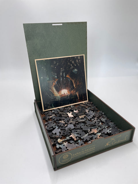 Karalių pasaka Medinė Dėlionė M Dydis (150 detalių) Fantasy Puzzles