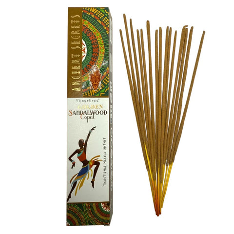 Golden Ancient Series Copal and Sandalwood Smilkalai Vijayshree