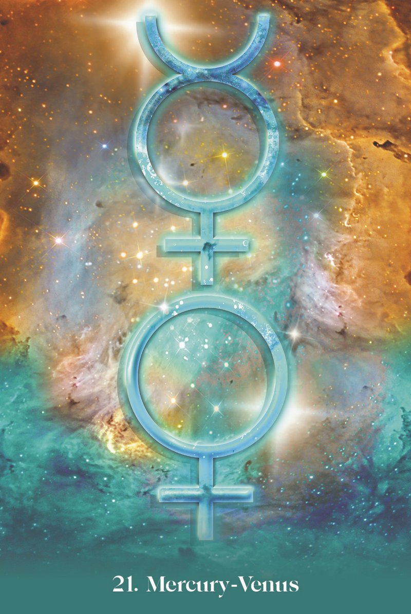 Astrology Oracle kortos Blue Angel