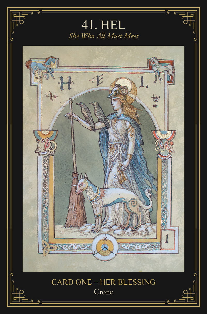 The Great Godess Oracle kortos Blue Angel