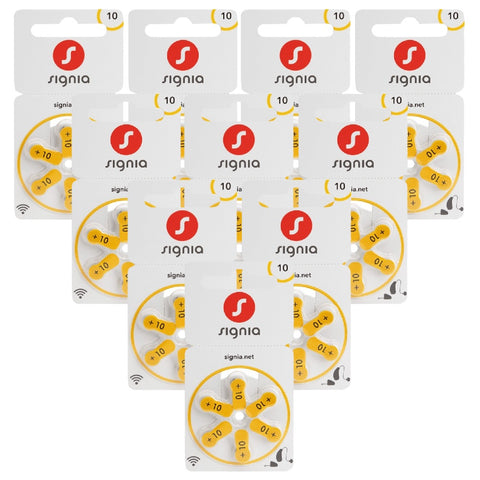 Signia 10 PR70 6BL klausos baterijos 60 vnt.