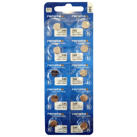 Renata 346 (SR712SW) baterijos 10 vnt.