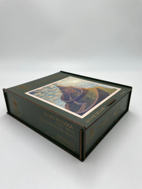 M.K. Čiurlionis Pilies pasaka Dėlionė Medinė M Dydis (150 detalių) Fantasy Puzzles