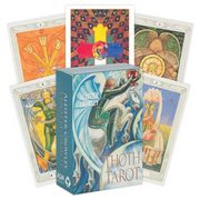 Spanish Crowley Thoth ispanų kalba Taro kortos AGM