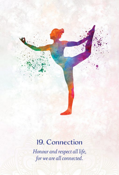 YOGA WISDOM ORACLE KORTOS BLUE ANGEL: kūno ir sielos harmonijai